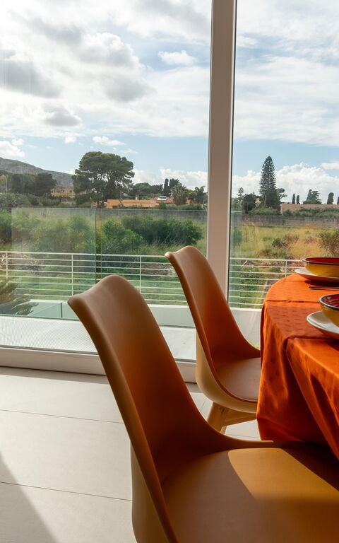 Villa Pizzolungo: Lunsjrom, Stue