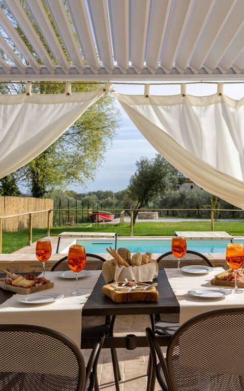 Villa Anna: Balkong / terrasse / uteplass, basseng, Hage, Utendørs