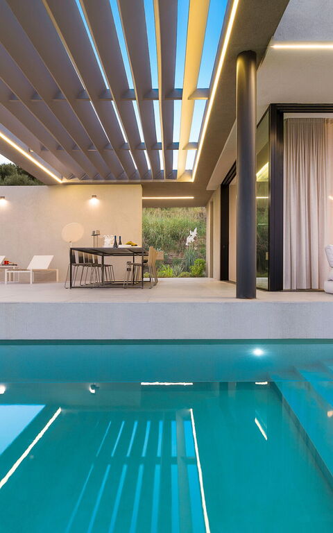 Villa Calypso: basseng, Eksteriør, Utendørs