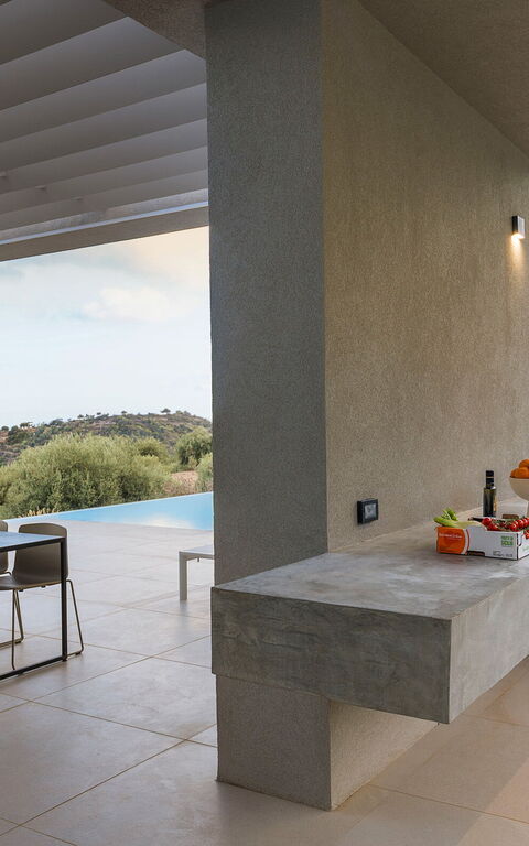 Villa Calypso: Balkong / terrasse / uteplass, Eksteriør, Utendørs