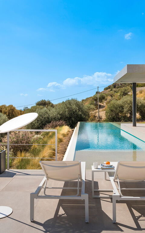 Villa Calypso: Balkong / terrasse / uteplass, Eksteriør, Utendørs