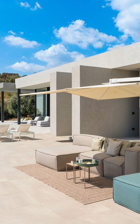 Villa Calypso: Balkong / terrasse / uteplass, Eksteriør, Utendørs