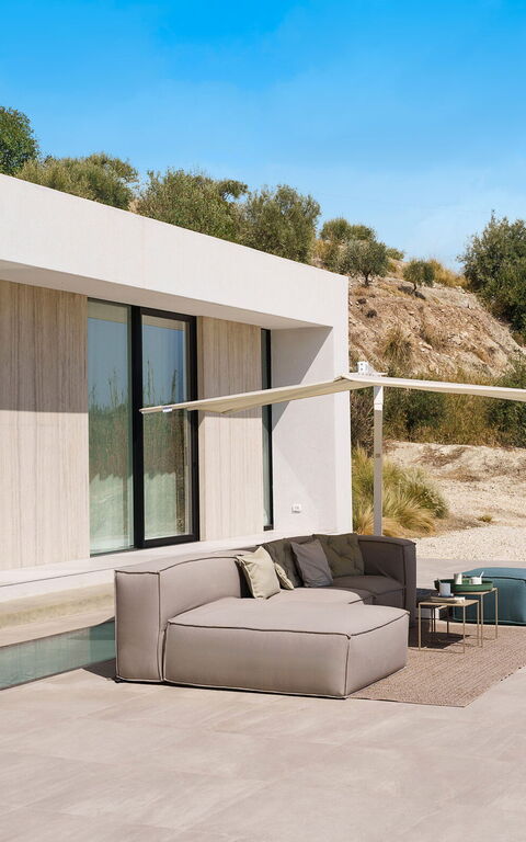 Villa Calypso: Balkong / terrasse / uteplass, Eksteriør, Utendørs