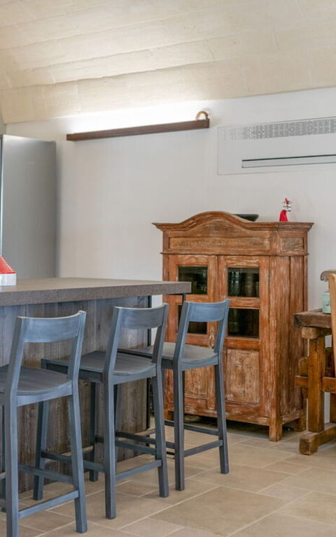 Trulli di Luccio: Kjøkken, Lunsjrom