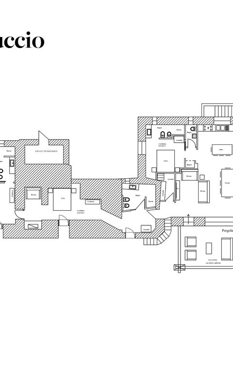 Trulli di Luccio: Planimetría