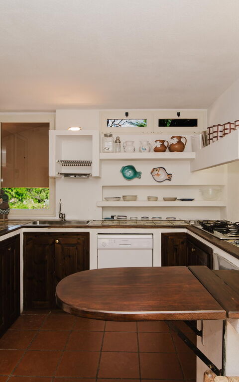 Villa Cala Serena: Kjøkken