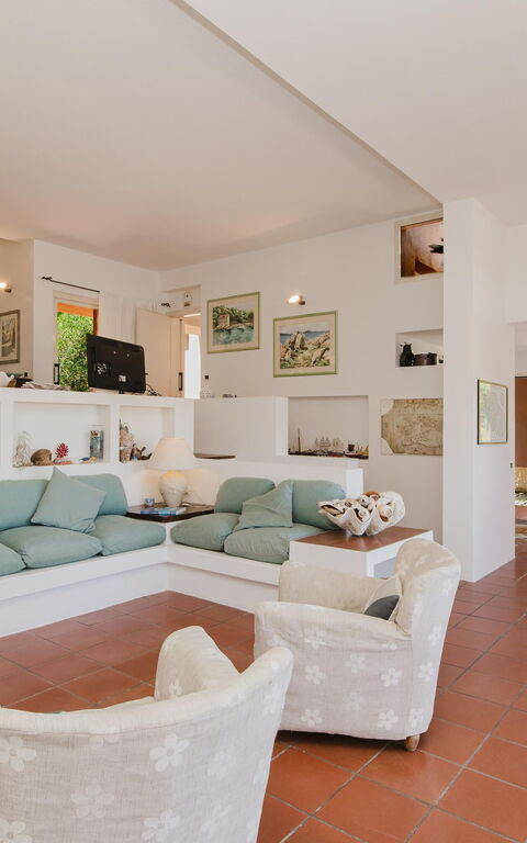 Villa Cala Serena: Stue