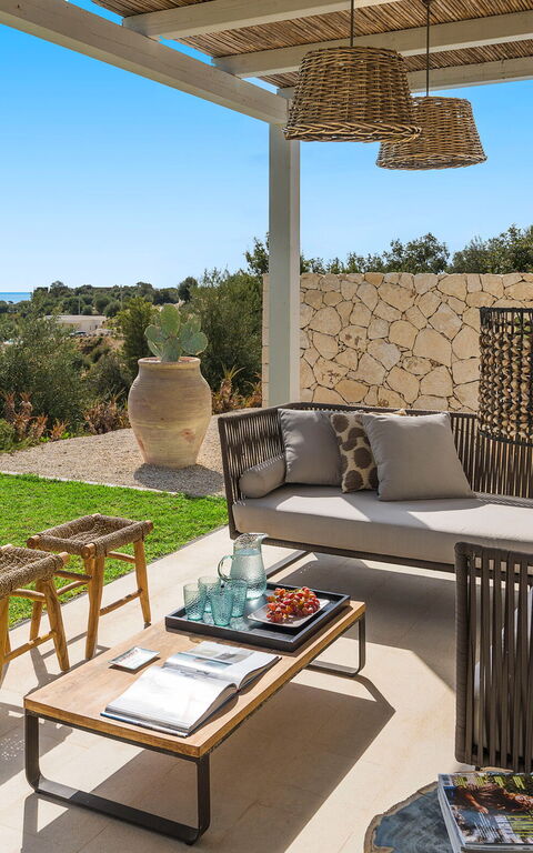 Villa Petite Afrique: Balkong / terrasse / uteplass, Eksteriør, Hage, Utendørs