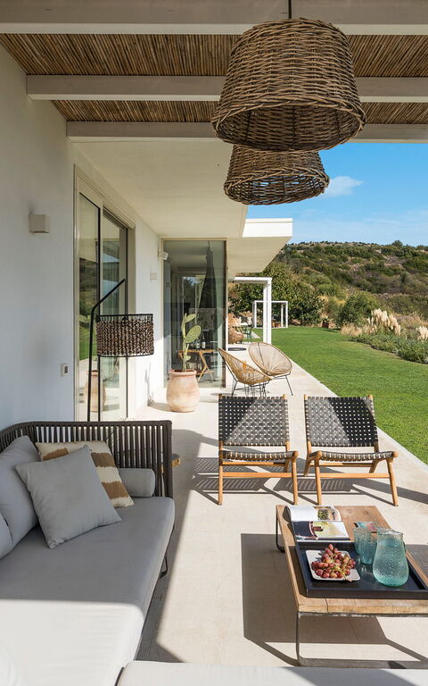 Villa Petite Afrique: Balkong / terrasse / uteplass, Eksteriør, Hage, Utendørs