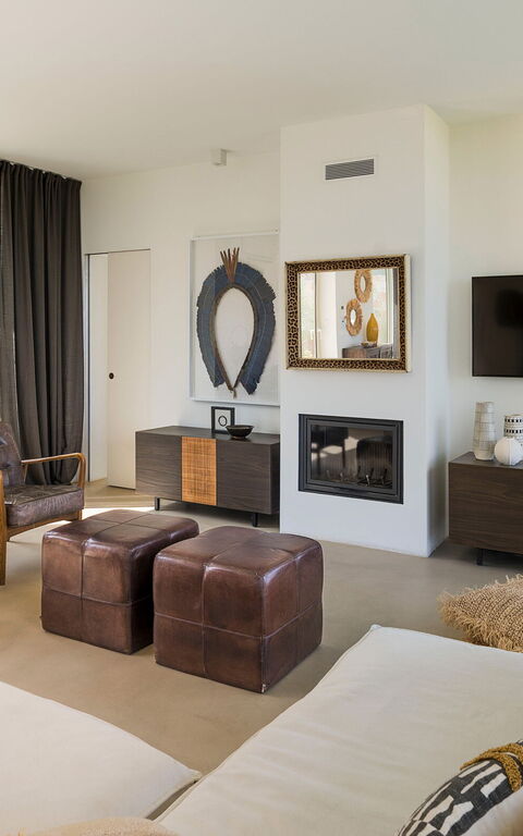 Villa Petite Afrique: Stue