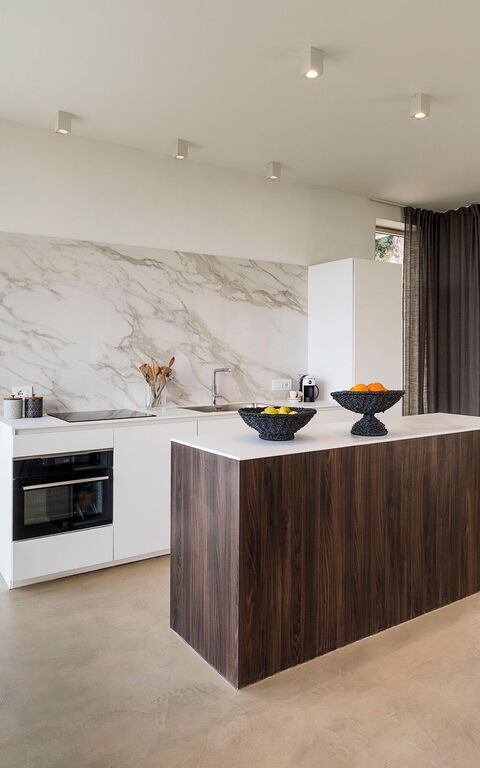 Villa Petite Afrique: Kjøkken, Lunsjrom