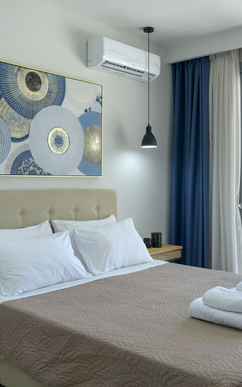 Villa Alkyoni: soverom