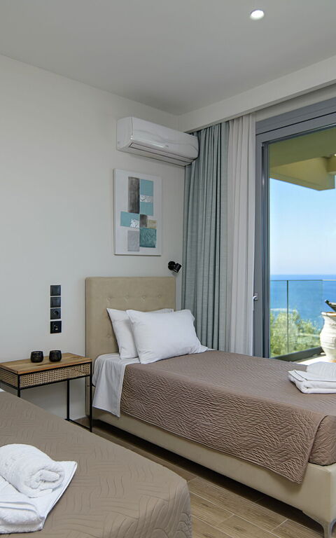 Villa Alkyoni: soverom