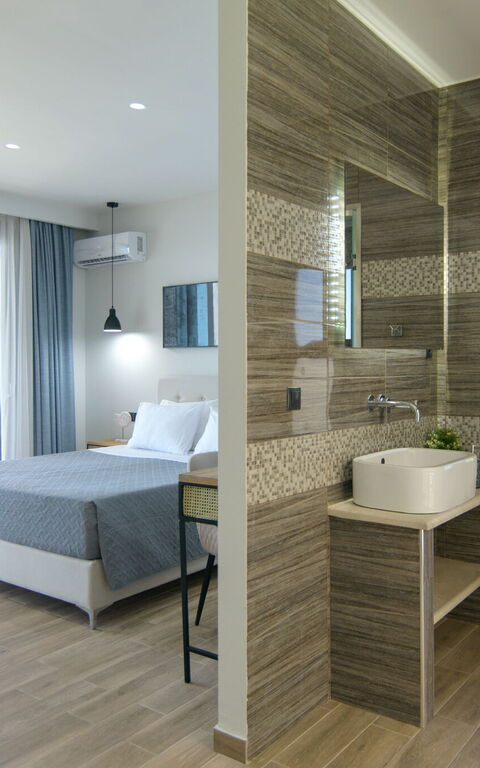 Villa Alkyoni: soverom