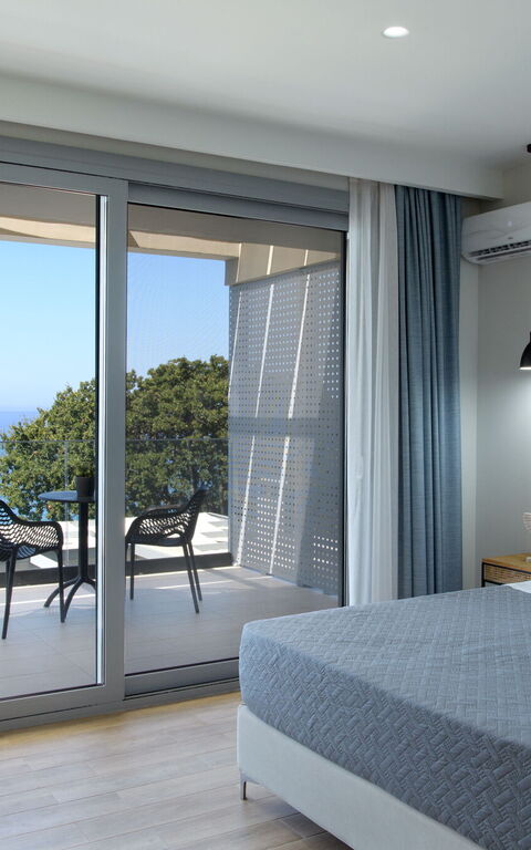 Villa Alkyoni: soverom