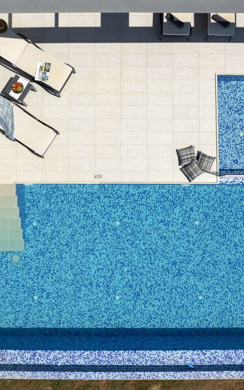 Villa Alkyoni: basseng, Eksteriør, Utendørs