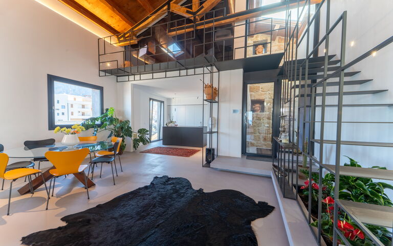 Punta Marina Luxury House: Lunsjrom, Stue