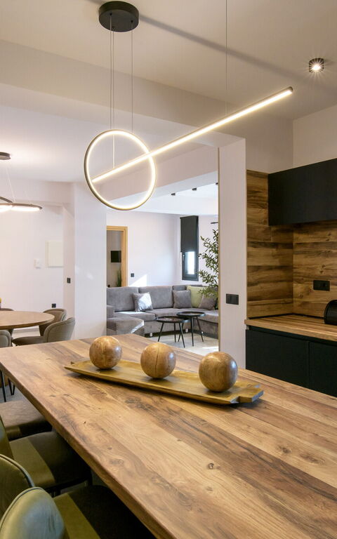 Villa Melitti: Kjøkken, Lunsjrom