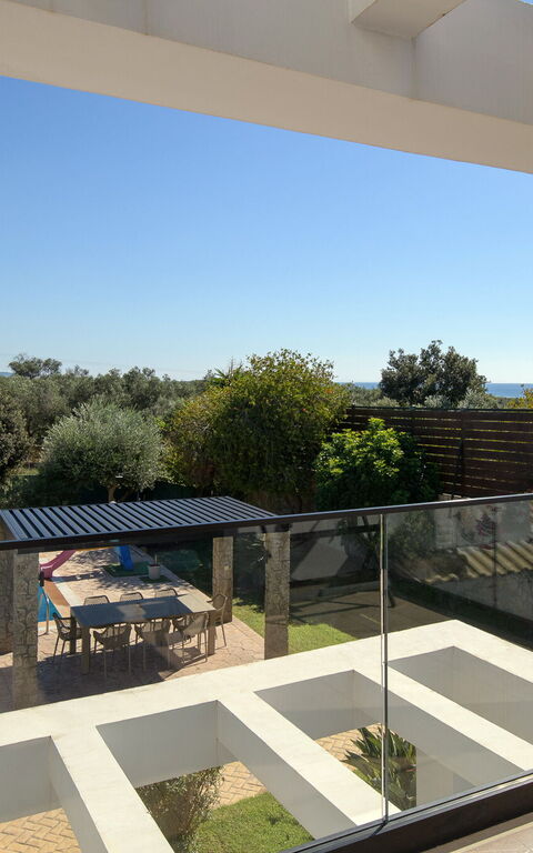 Villa Melitti: Balkong / terrasse / uteplass, basseng, Eksteriør, Utendørs