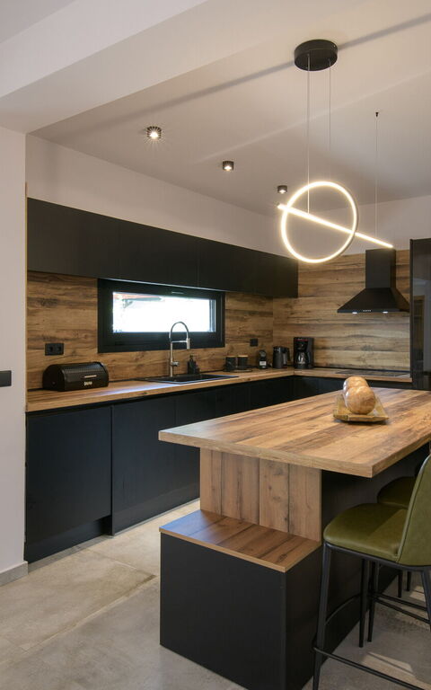 Villa Melitti: Kjøkken, Lunsjrom