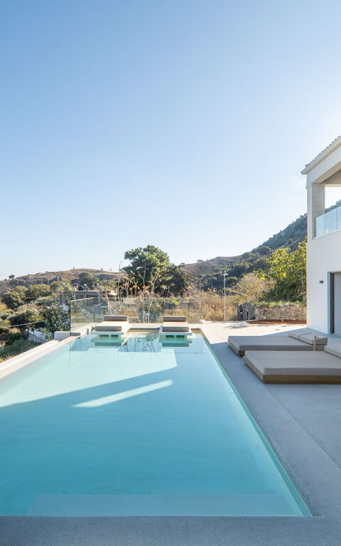 Lofos Horizon Villa: basseng, Eksteriør, Utendørs