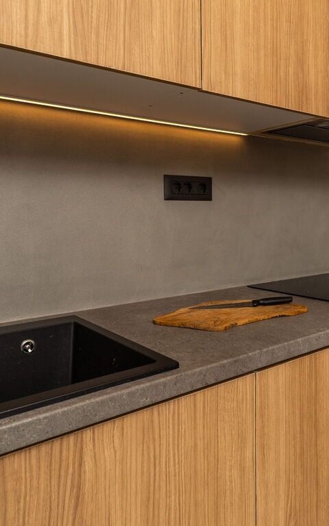 Lofos Horizon Villa: Kjøkken