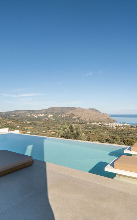 Lofos Horizon Villa: basseng, Eksteriør, Utendørs