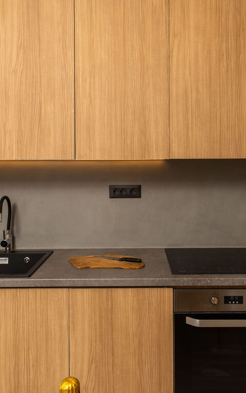 Lofos Horizon Villa: Kjøkken