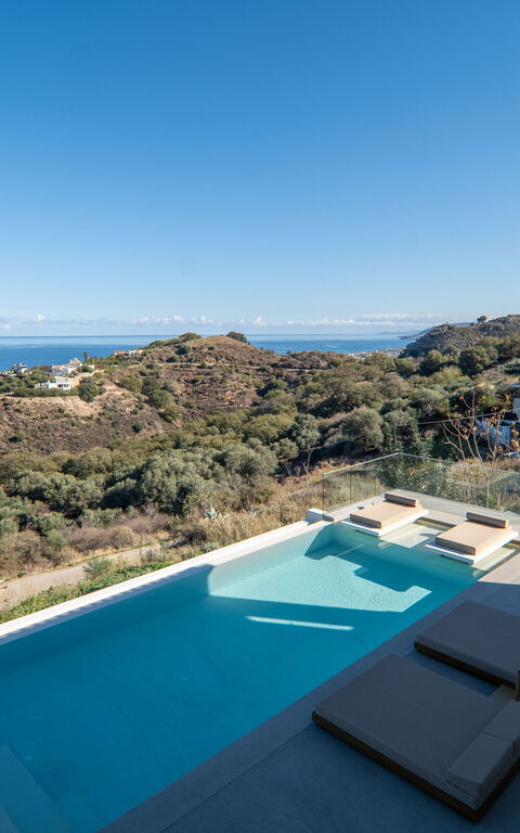 Lofos Horizon Villa: basseng, Eksteriør, Utendørs