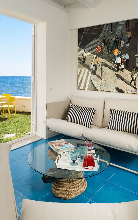 Montalbano Suite: Kjøkken, Stue