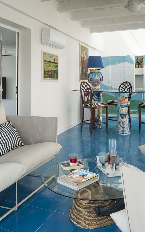 Montalbano Suite: Kjøkken, Stue