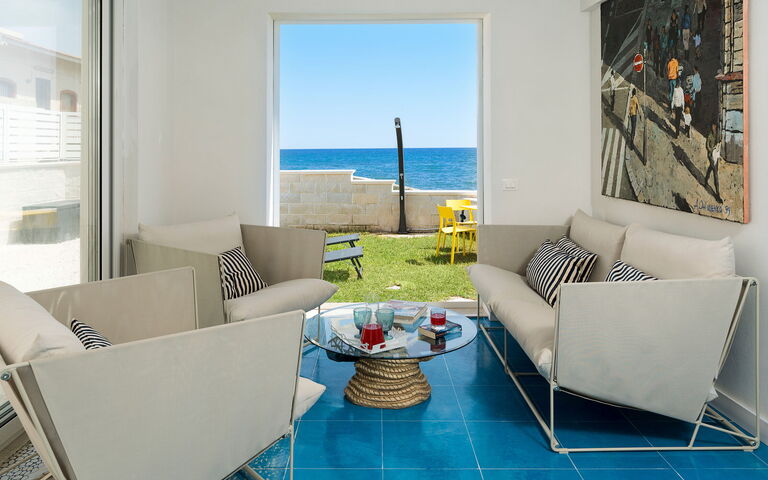 Montalbano Suite: Kjøkken, Stue