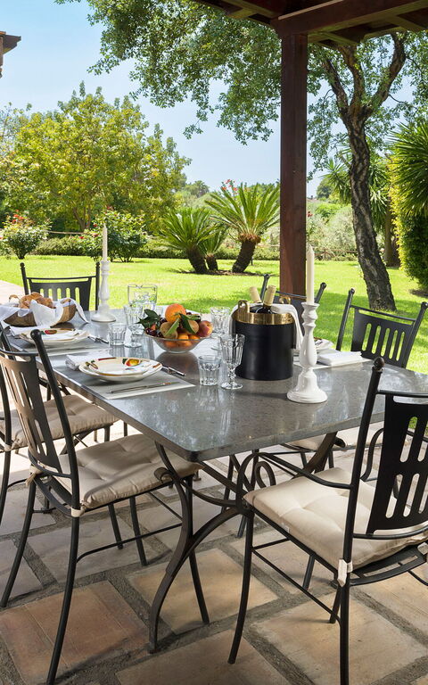 Villa Saracina: Balkong / terrasse / uteplass, Eksteriør, Utendørs