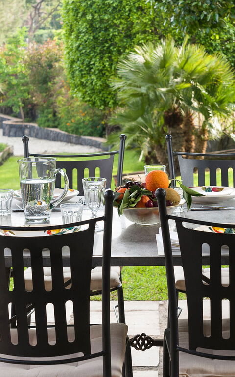 Villa Saracina: Balkong / terrasse / uteplass, Eksteriør, Hage, Utendørs