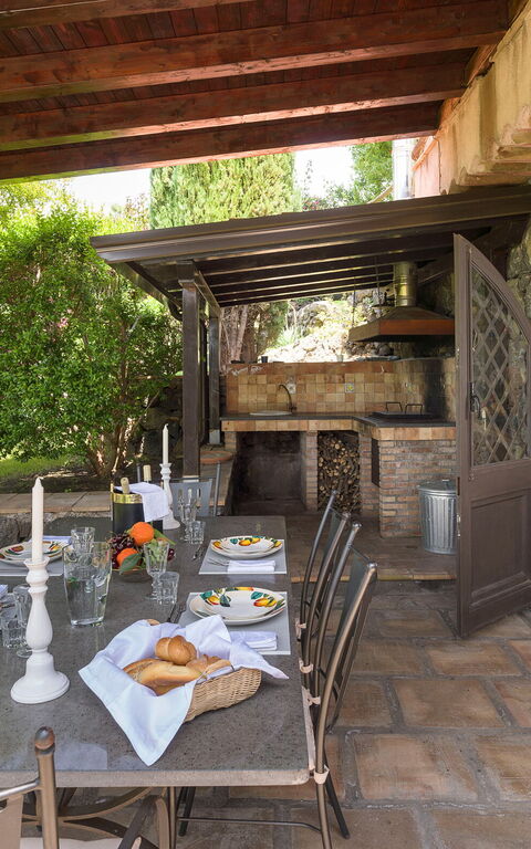 Villa Saracina: Balkong / terrasse / uteplass, Eksteriør, Utendørs