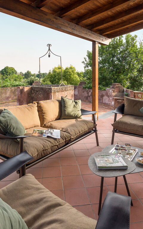 Villa Saracina: Balkong / terrasse / uteplass, Eksteriør, Utendørs