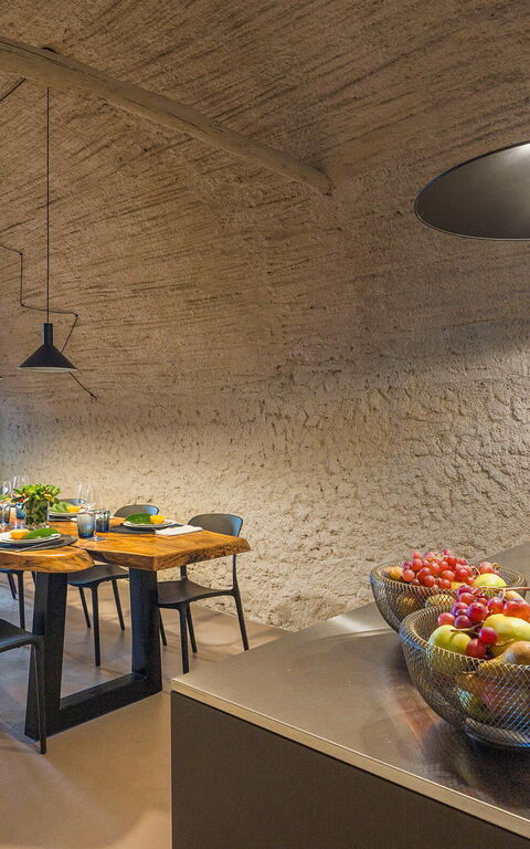 Villa Continella: Kjøkken, Lunsjrom