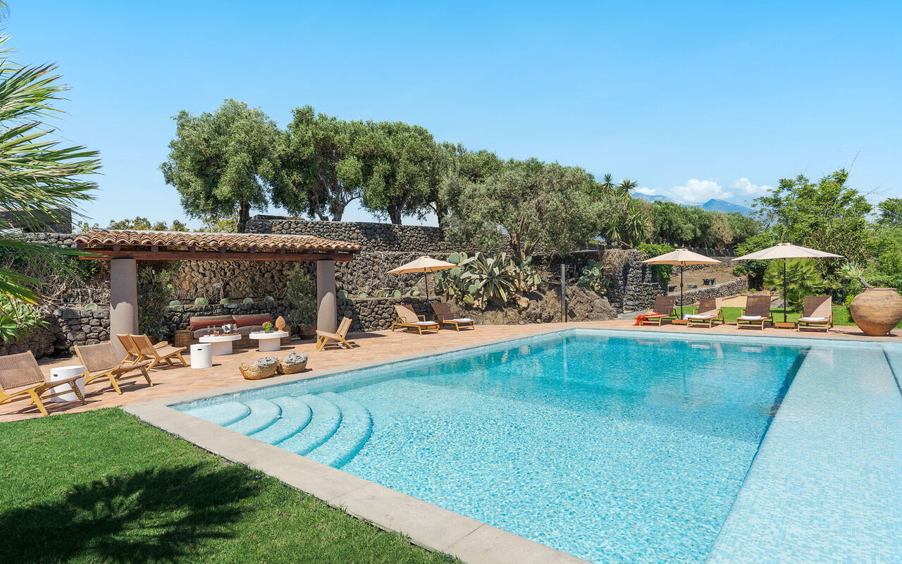 Villa Continella: basseng, Eksteriør, Hage, Utendørs
