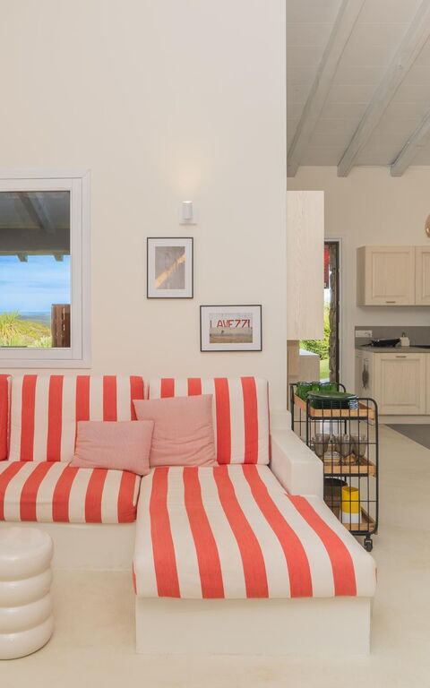 Villa Marinella: Kjøkken, Stue