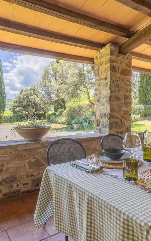 Podere Peteglia: Balkong / terrasse / uteplass, Eksteriør, Utendørs