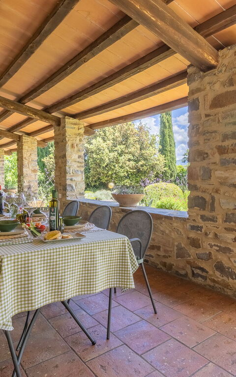 Podere Peteglia: Balkong / terrasse / uteplass, Eksteriør, Utendørs