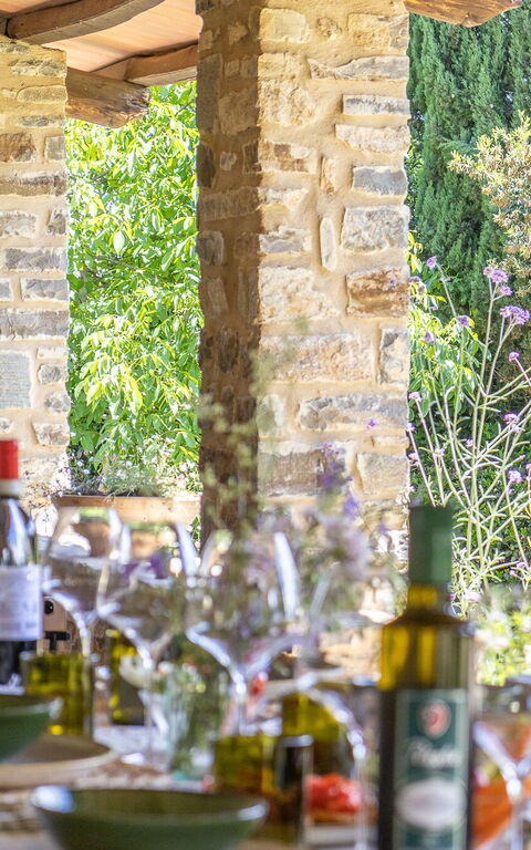 Podere Peteglia: Balkong / terrasse / uteplass, Eksteriør, Utendørs