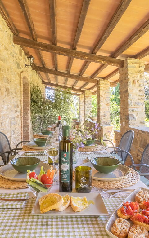Podere Peteglia: Balkong / terrasse / uteplass, Eksteriør, Utendørs
