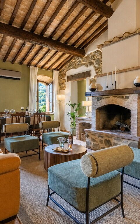Podere Peteglia: Stue