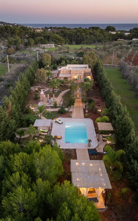 Villa Renedda: basseng, Visningar