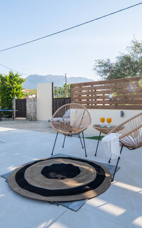 Villa Olympia: Balkong / terrasse / uteplass, Eksteriør, Utendørs