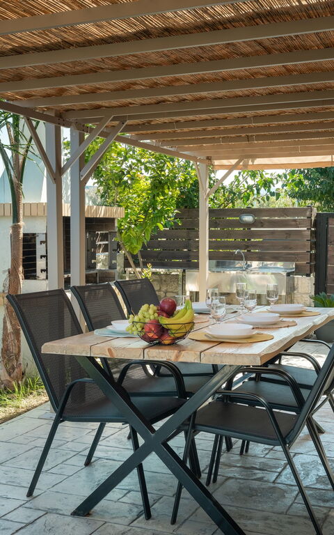 Villa Olympia: Balkong / terrasse / uteplass, Eksteriør, Utendørs