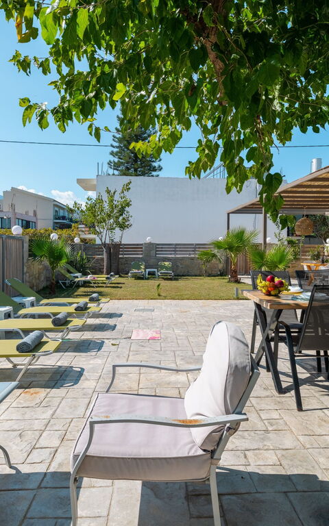 Villa Olympia: Balkong / terrasse / uteplass, Eksteriør, Utendørs