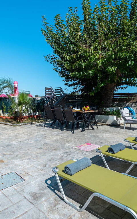 Villa Olympia: Balkong / terrasse / uteplass, Eksteriør, Utendørs