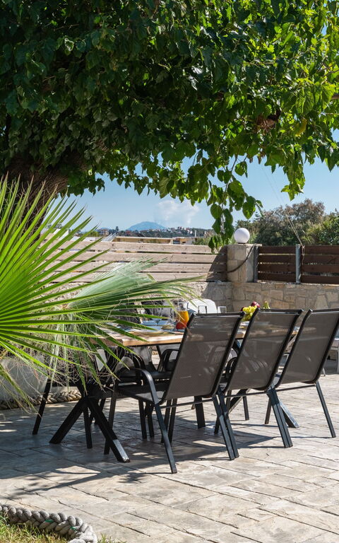 Villa Olympia: Balkong / terrasse / uteplass, Eksteriør, Utendørs